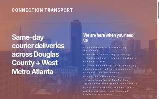 C & T Courier website