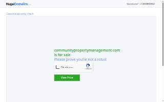 Community Property Management website