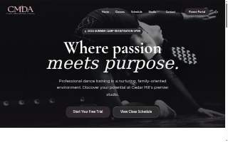 Creative Movement Dance Academy website