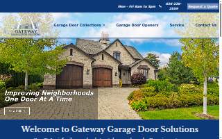 Gateway Garage Door Solutions website