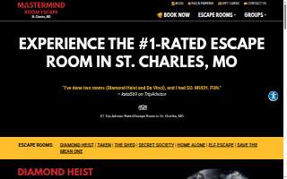 Mastermind Room Escape - St. Charles website