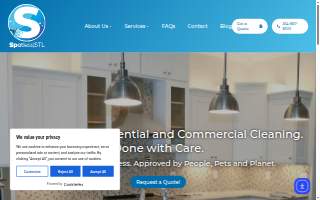 Spotless STL of Ballwin website