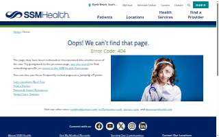SSM Health Urgent Care of Wildwood website
