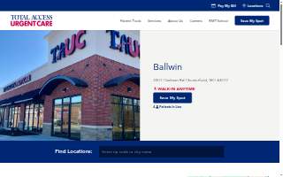 Total Access Urgent Care - Ballwin of Wildwood website