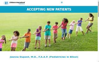 Children's International Medical Group: Dupont Joanna MD website
