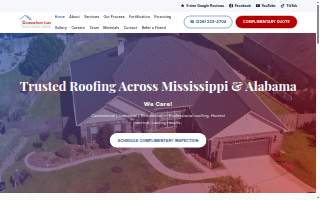 Durden Roof Care website