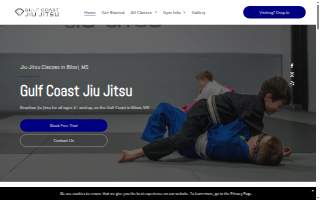 Gulf Coast Jiu Jitsu website