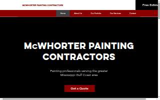 Mcwhorter Painting Contractors LLC. of Biloxi website