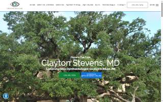 Stevens Eye Care: Clayton Stevens, MD website
