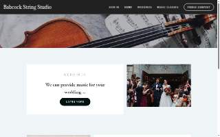 Babcock String Studio website