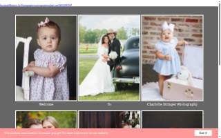 Charlotte Stringer Photography website