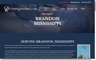 Coxwell Attorneys, PLLC of Brandon website