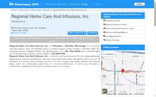 Home Care Pharmacy website