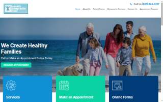 Kennedy Chiropractic Clinic website