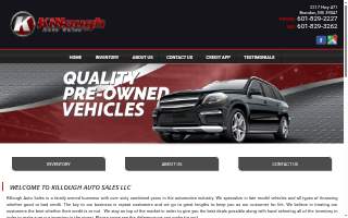 Killough Auto Sales website