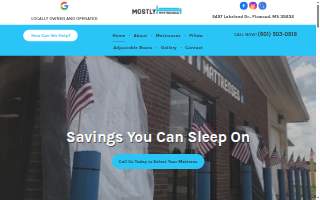 Mostly Mattresses of Brandon website
