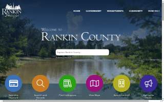 Rankin county Tax Collector website