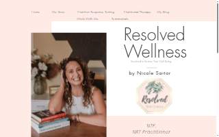 Resolved Wellness website