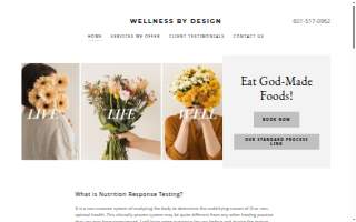 Wellness By Design website