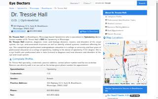 Hall Tressie OD website
