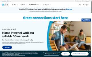 AT&T Store of Fitchburg website