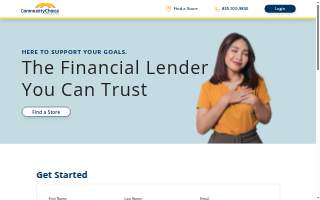 Community Choice Financial website