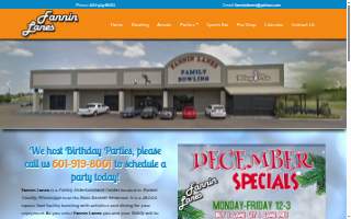 Fannin Lanes website