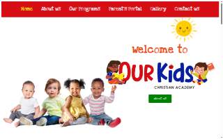 Our Kids Christian Academy website