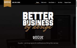 Rogue Design Studio - Alex Gant Design of Byram website