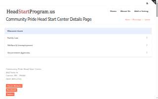 Community Pride website