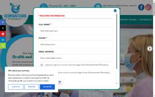 Germantown Pharmacy website