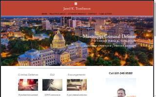 Jared K. Tomlinson, Attorney at Law website