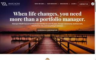 Mascagni Wealth Management of Canton website