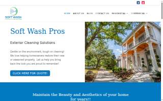 Softwash Pros MS of Canton website
