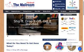 The Mailroom Gluckstadt = Print It, Pack It, Ship It, Get It of Canton website