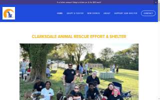 CARES Clarksdale Animal Shelter website