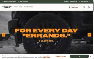 Cooper Tire & Rubber Co website