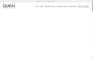 Quinn's Tree Service website