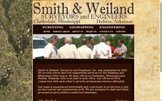 Smith & Weiland Surveyors and Engineers website