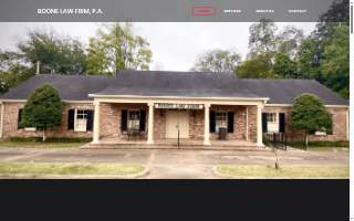 Boone Law Firm, PA website