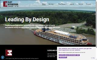 Eley McPherson Engineering, P.A. website