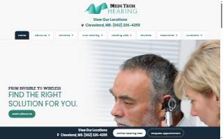 Medi Tech Hearing website