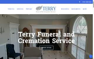 Ray Funeral Home website