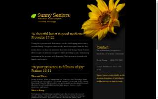 Sunny Seniors website
