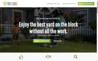 Brick Street Lawn and Landscape website
