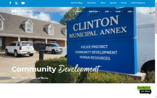 Clinton Community Development website