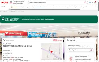 CVS Pharmacy website
