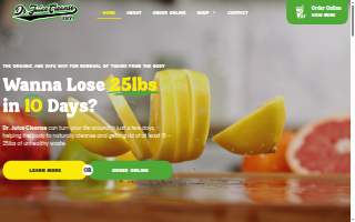 Dr. Juice Cleanse website