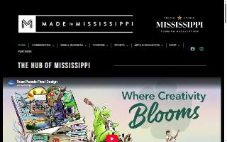 Made in Mississippi website