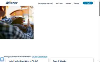 Mister Car Wash of Clinton website
